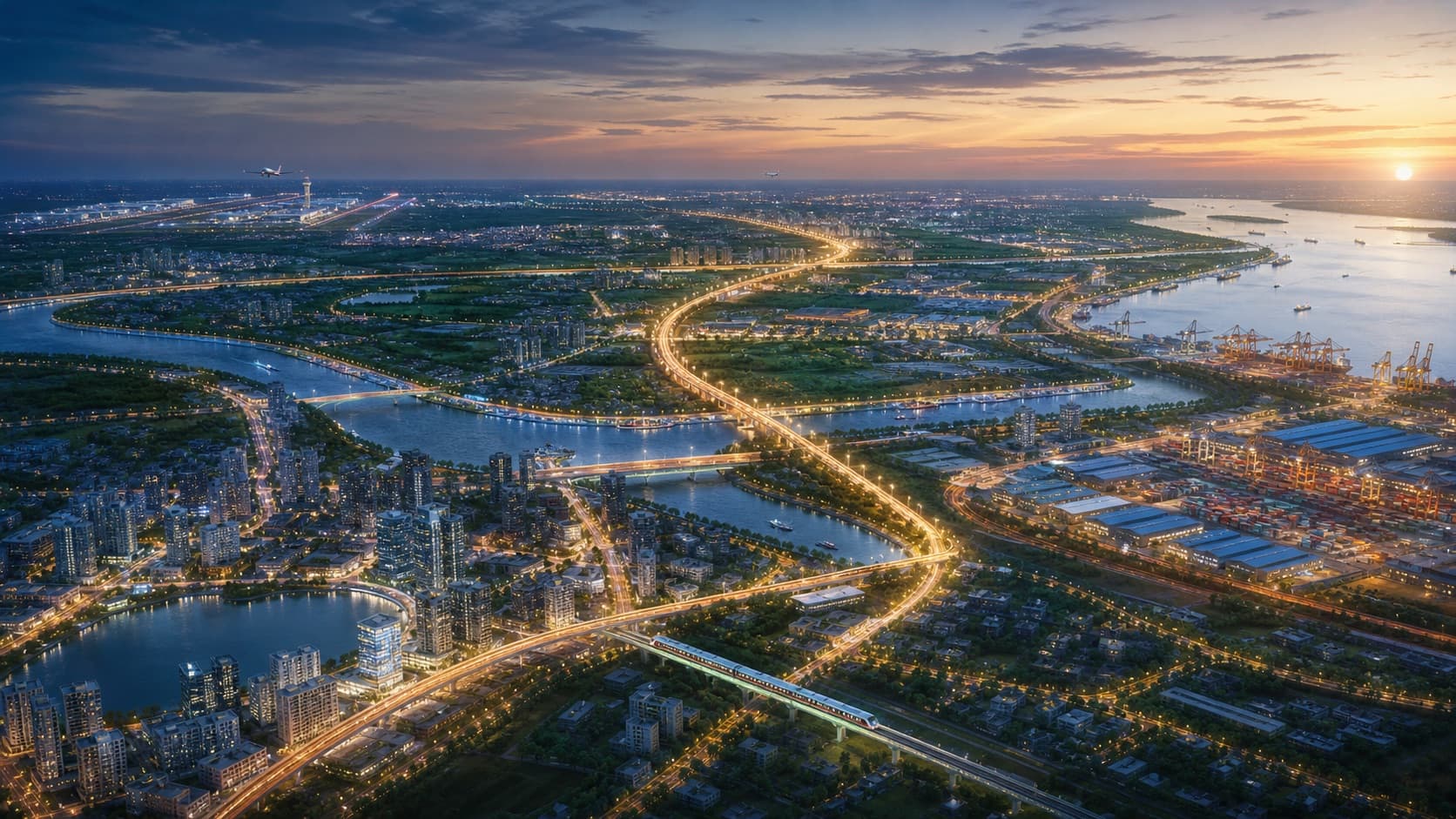 Minh họa quy hoạch Miền Bắc