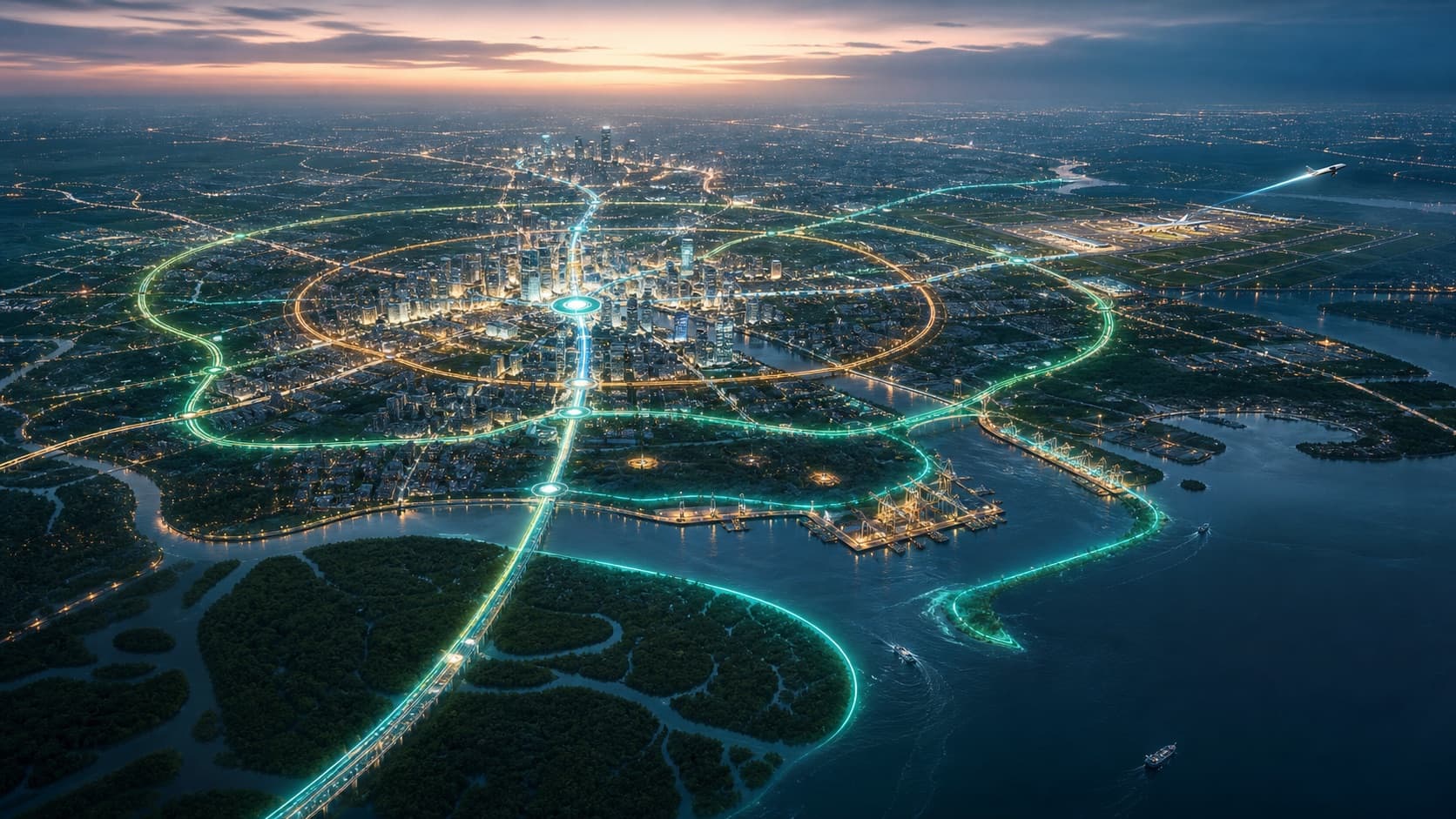 Minh họa quy hoạch Miền Nam