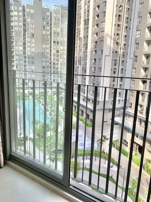 Căn 59m2, block D, view hồ bơi, tầng trung, cc westgate