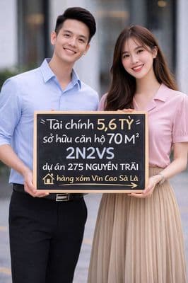 Bán căn hộ 70m2-2N2VS tại 275 Nguyễn Trãi