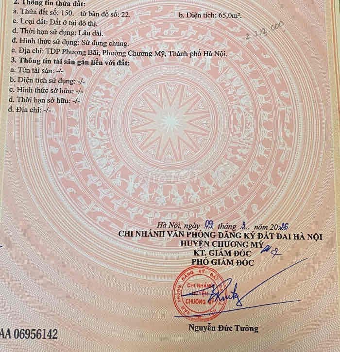 65m Đất quốc lộ 6