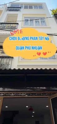 🌈 CHDV 3LẦU ĐƯỜNG PHAN TÂY HỒ, P7, QUẬN PHÚ NHUẬN