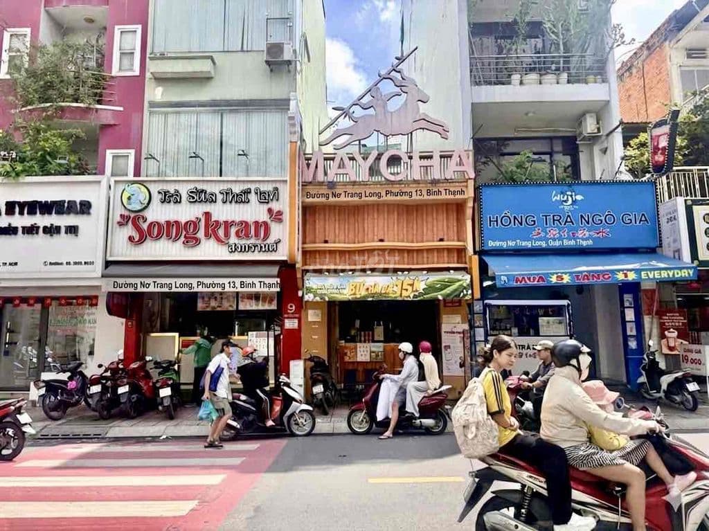 BÁN GẤP! MẶT TIỀN 6M (108M2) KINH DOANH ĐƯỜNG NƠ TRANG LONG, 14,3 TỶ
