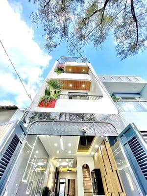Giảm 700 Triệu Nhà đẹp 4m x 15m xây mới 4 tầng đường An Phú Đông 27