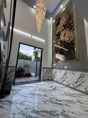 Nhà Gác Đúc Đẹp 111m2 Hẻm Ô Tô Thông Ngay Ngã 5 Chợ Đầu Mối Bà Điểm