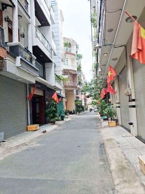 NHÀ MẶT TIỀN HẺM ÔTÔ, KINH DOANH, 64M2 , 3PN, HUỲNH VĂN NGHỆ, 5.x TỶ
