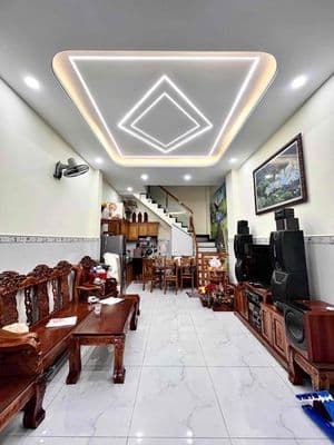 Nhà 4 tầng Hương Lộ 2, Bình Tân, hẻm 7M ôtô vào nhà.