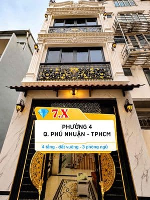 🏠 Nhà Phú Nhuận mới xây 100% - 4 tầng - đất vuông không lộ giới - 3PN