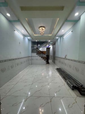 NHÀ 4 TẦNG -60m2-NGAY CHỢ DA SÀ - GIÁP Q6 GẦN AEON MALL TÊN LỬA - HXH
