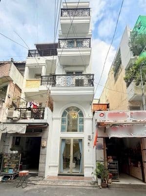Nhà mới, mặt tiền Cô Giang,5 Tầng,3PN,thích hợp để ở hoặc KD tốt