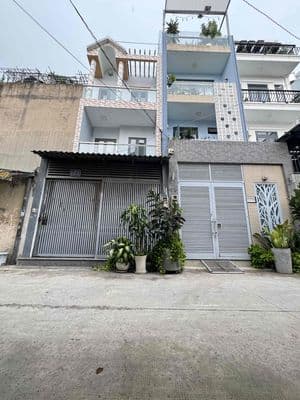 BÌNH TÂN, DT 52M2 (4X13), 5PN 4WC, HẺM 8M THÔNG, KO QH CHỈ NHỈNH 4TY