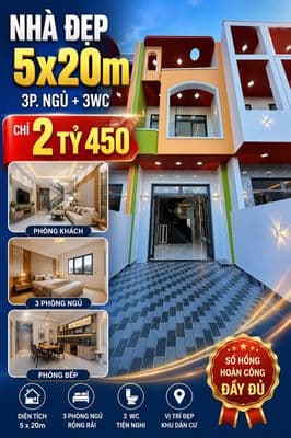 🔥HÀNG HIẾM LẼ 450TR NHÀ MỚI 1 LẦU 100M² SỔ RIÊNG GẦN CHỢ BÌNH CHÁNH