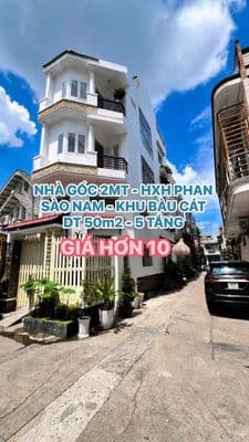 🌸🌸 HÀNG HIẾM KHÓ TÌM - NHÀ GỐC 2 MT - DT 50m2 - 5 TẦNG - HXH PHAN SÀO