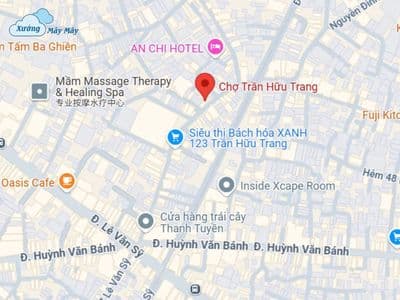 bán kiot mặt tiền chợ Trần Hữu Trang, 1 tỷ, 9m2