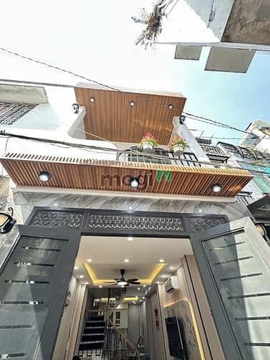 Bán nhà Bình Thạnh - 39m2 vuông - 2T - hẻm thông gần MT - chỉ 5 tỷ 68