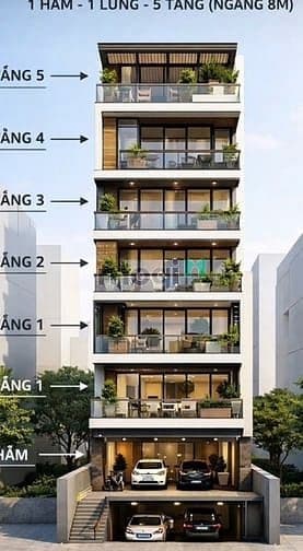 Giảm Gấp 2 tỷ Bán Nhà MT Khuôn Việt Tân Phú , DT:5.85x25m GPXD 7 tầng
