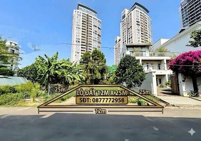 Đất Biệt Thự Thảo Điền 300m2 (12x25m) Đẹp Đối Diện Nhà Ca Sĩ Hồ Ngọc H